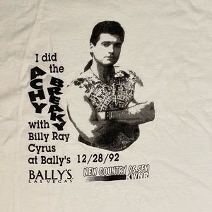 RARE VINTAGE BILLY RAY CYRUS 1992 TEE SHIRT NEVER WORN